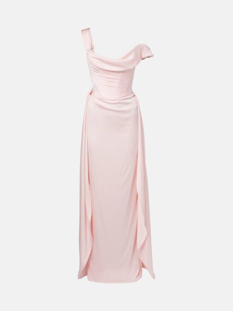 Vivienne Westwood Nova Grace draped asymmetric gown