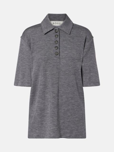 RÓHE Wool polo shirt