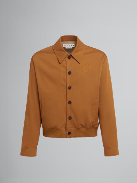 Marni COTTON GABARDINE BOMBER JACKET