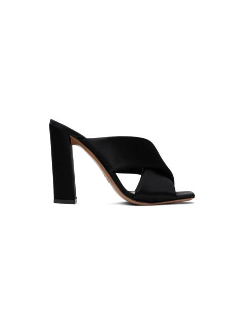 PARIS TEXAS Black Dafne Heeled Sandals