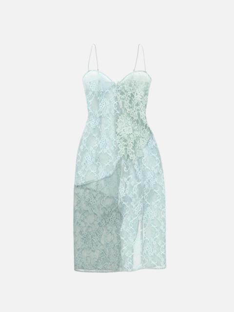 Acne Studios lace slip dress - Blue/blue