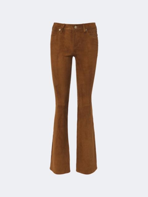 FRAME Rodeo suede flared pants