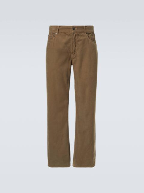 The Row Rossen cotton corduroy straight pants
