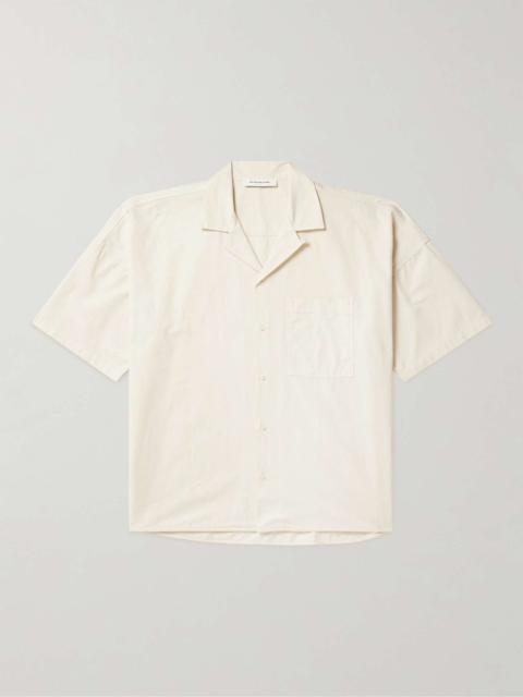 APPLIED ART FORMS PM2-1 Oversized Convertible-Collar Cotton-Twill Shirt