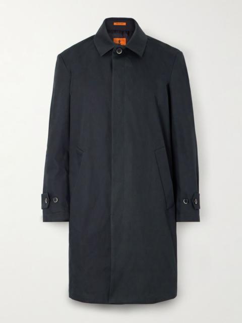 Ariata Cotton-Gabardine Car Coat Navy