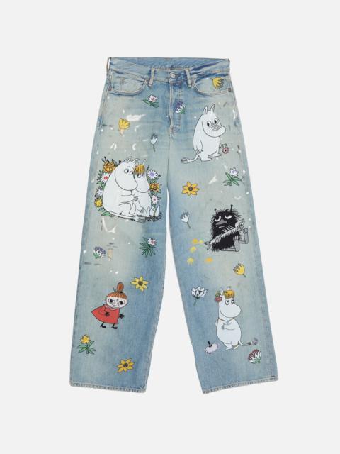 Acne Studios Baggy fit jeans - 1981M Acne Studios x Moomin - Light blue