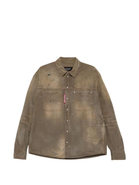 DSQUARED2 chest-pocket shirt
