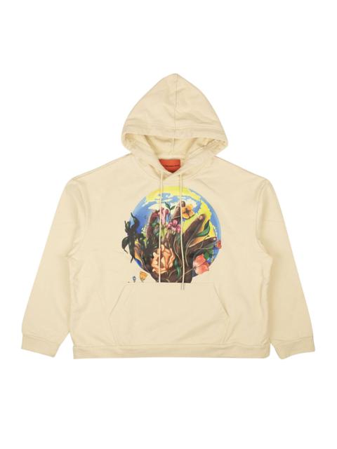 WHO DECIDES WAR Who Decides War Roots Of Peace Hooded Pullover 'Tan'