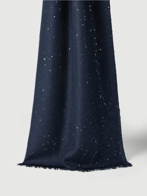 Brunello Cucinelli Cashmere and silk Diamond yarn scarf