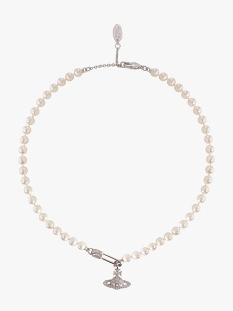 Vivienne Westwood LUCRECE PEARL NECKLACE | WHITE/SILVER