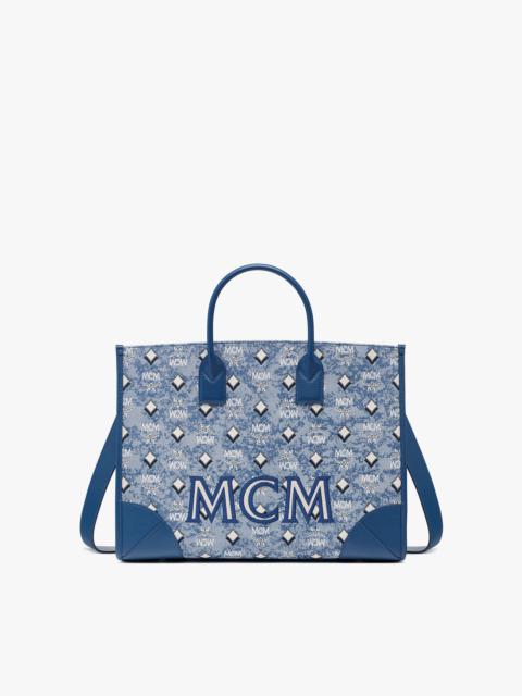 MCM München Tote in Vintage Monogram Jacquard