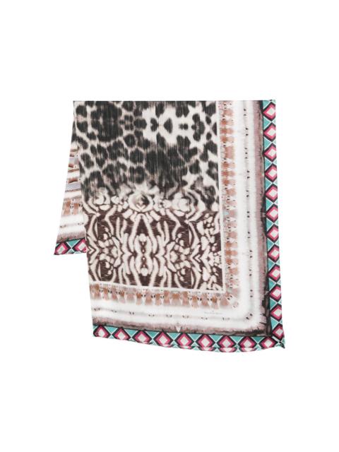 Pierre-Louis Mascia animal-print silk scarf