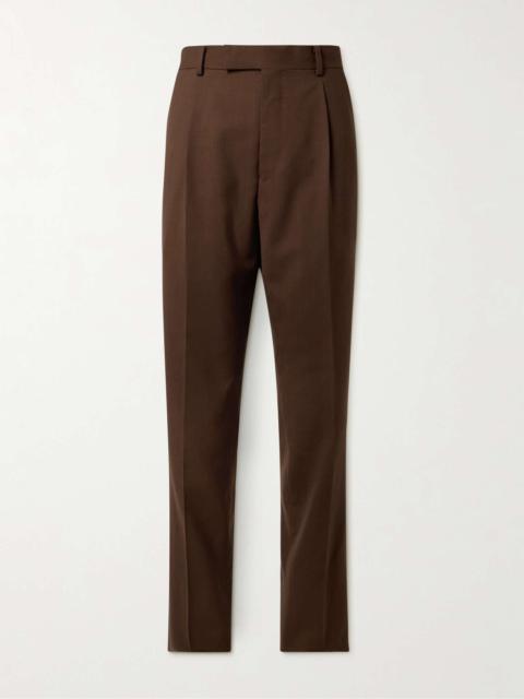 WACKO MARIA Pleated Wool Straight-Leg Trousers