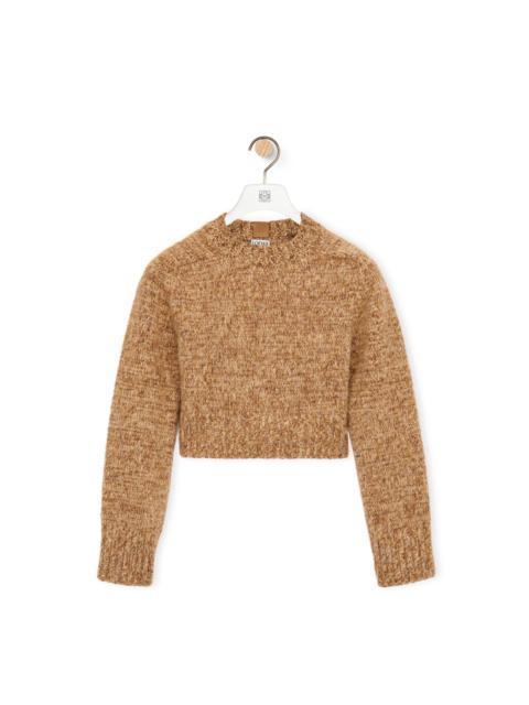 Loewe Cropped sweater in wool