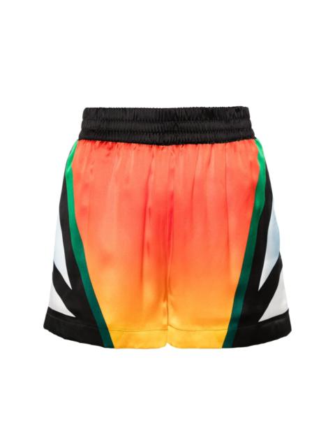 Casa Moto silk shorts