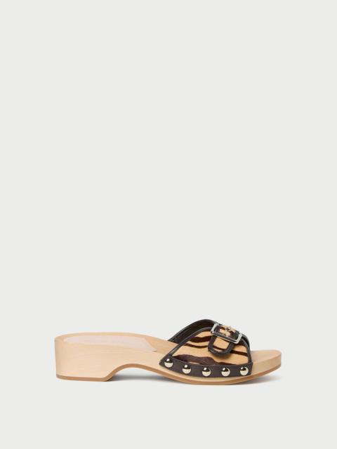 LOEFFLER RANDALL Paulie Zebra Studded Sandal