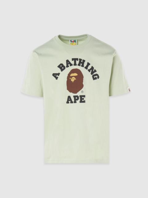A BATHING APE® PIGMENT COLLEGE TEE