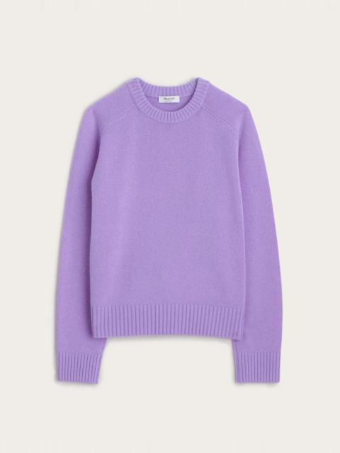 Madewell Saddle-Sleeve Crewneck Sweater in 100% Cashmere