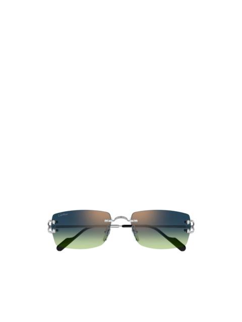 Cartier C Décor rimless sunglasses