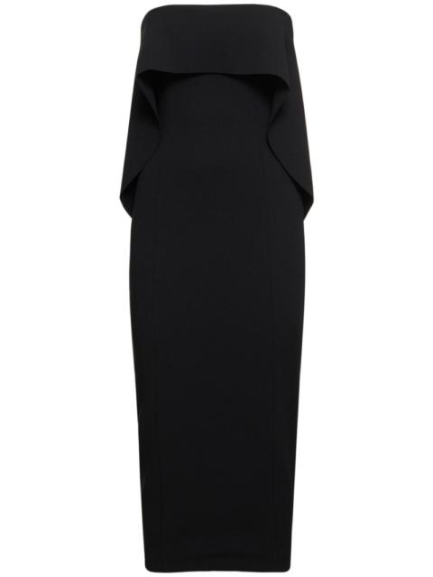 Scarlett strapless midi dress