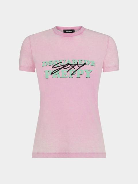 DSQUARED2 SEXY PREPPY MINI FIT T-SHIRT