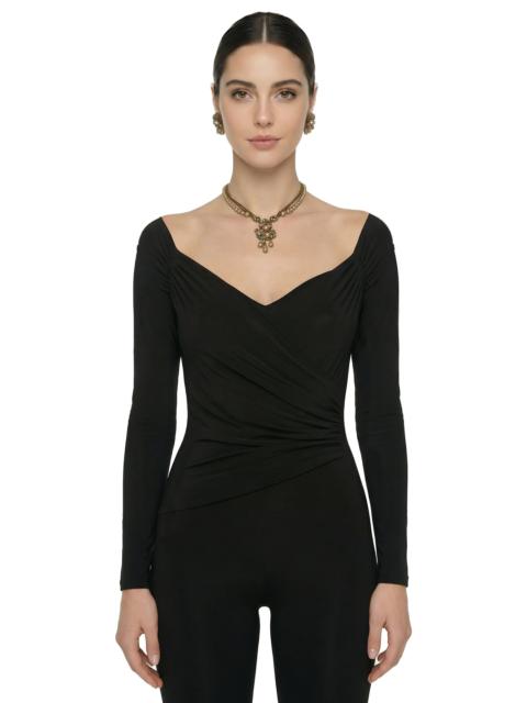 NORMA KAMALI ROBERT DEMARIO BEADED NECKLACE AND EARRINGS SET