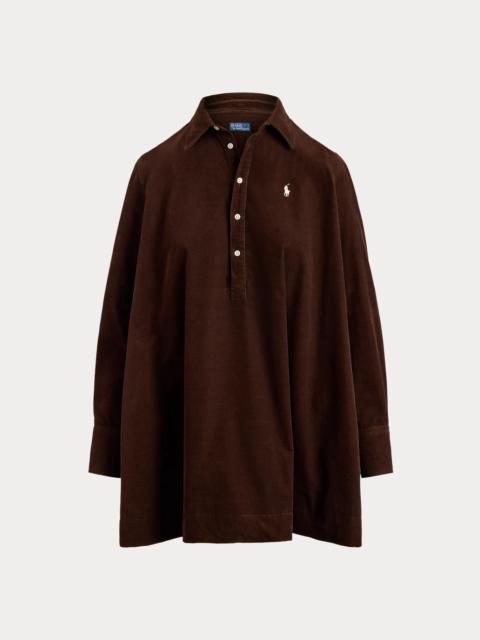 Polo Ralph Lauren Corduroy Pleated Shirtdress