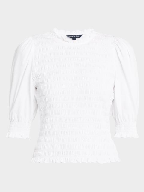 VERONICA BEARD Langston Smocked Top