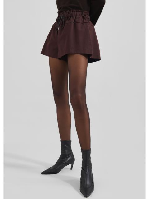 The Frankie Shop Pomona Shorts - Burgundy