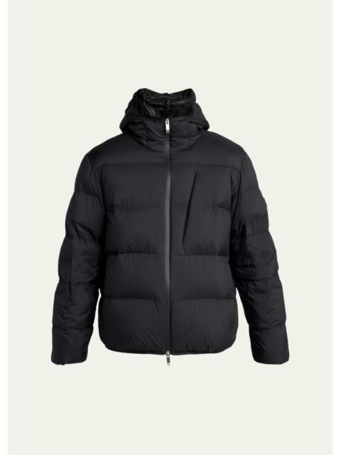 Moncler Grenoble Men's Quilted Hooded Puffer Jacket