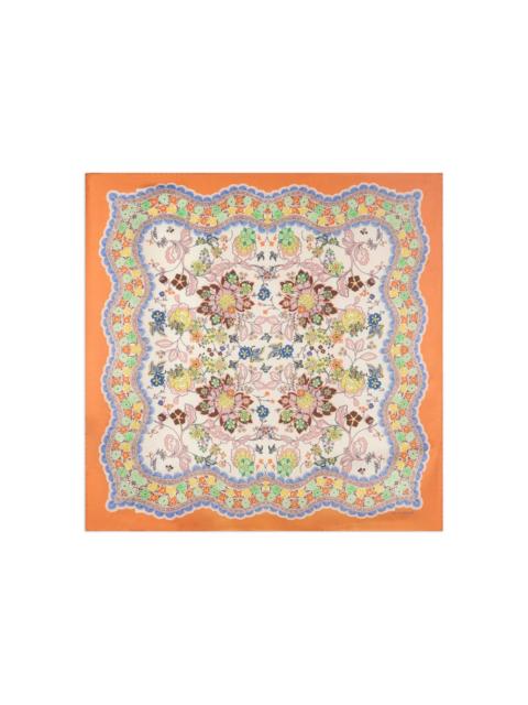 Etro floral-print silk scarf