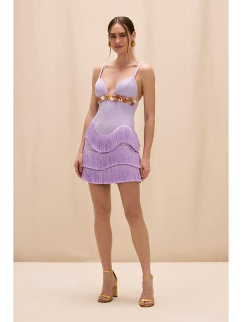 PatBO GABRIELA LINEN MINI DRESS