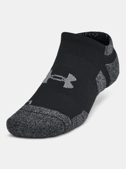 Under Armour Unisex UA Performance Tech Pro 3-Pack No Show Socks