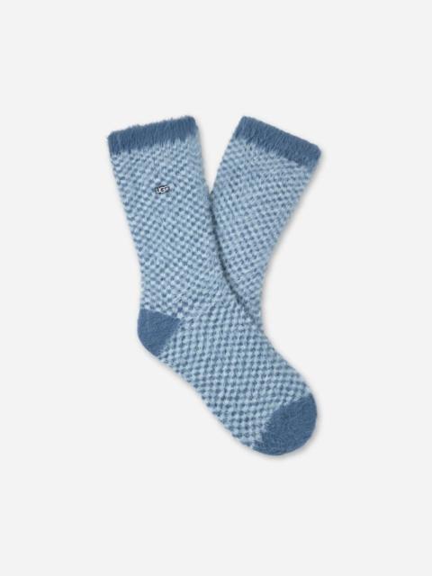 UGG ® Women's Enlie Crew in Tahoe Blue/Sky Blue Check