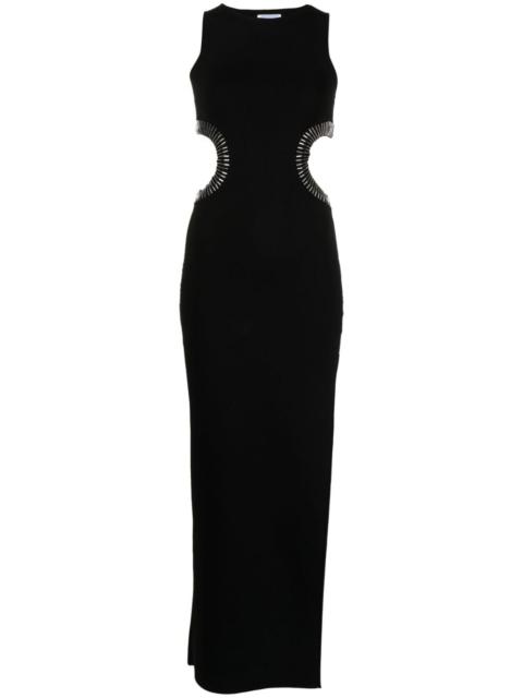 GALVAN Mirrored Luna bead-embellished dress