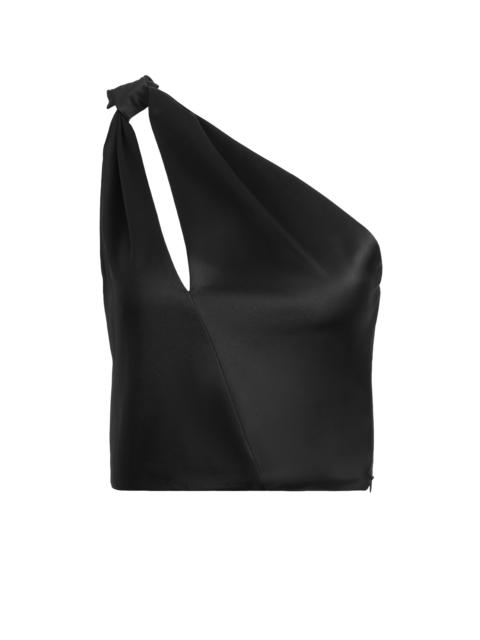 Alice + Olivia PIERA ONE SHOULDER TWIST TOP