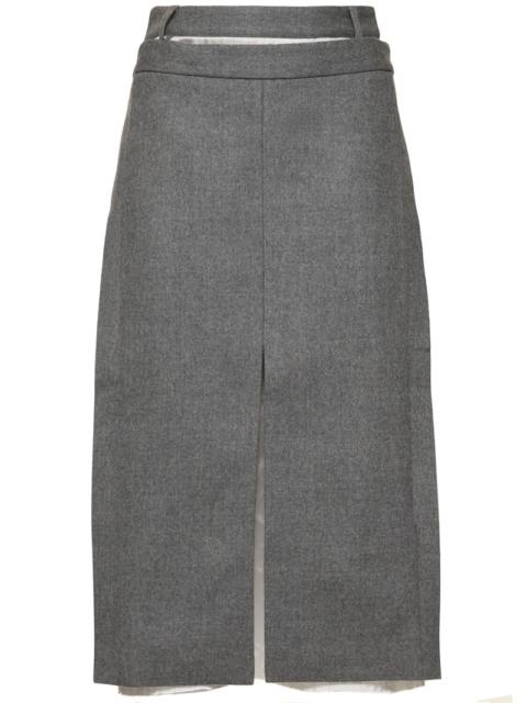 BETTTER Andes apron tailored midi skirt