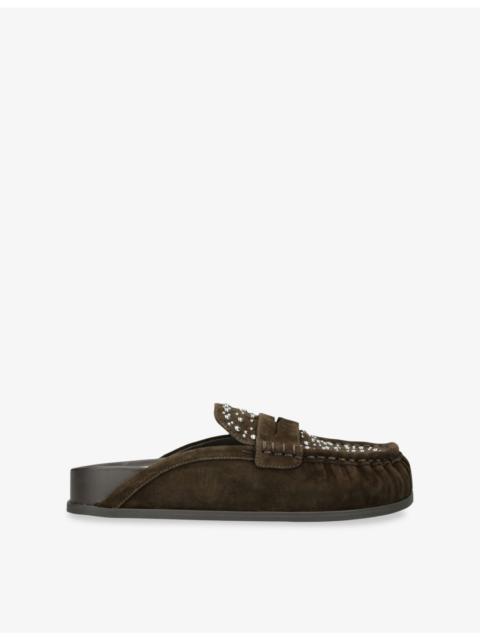 dolce vita Jodero Studded Suede Loafers