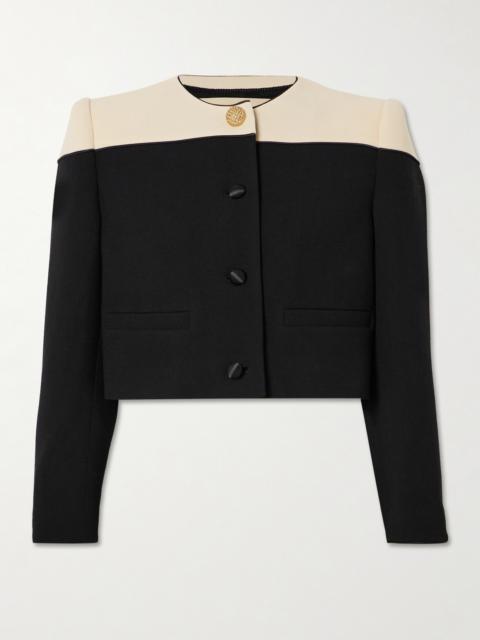 Valentino Two-tone Wool Jacket