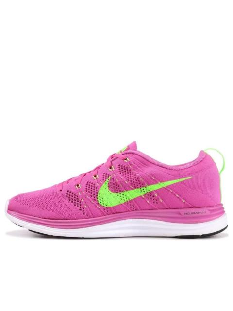 Nike (WMNS) 나이키 Flyknit Lunar1+ '클럽 핑크 전기 그린' 554888-631