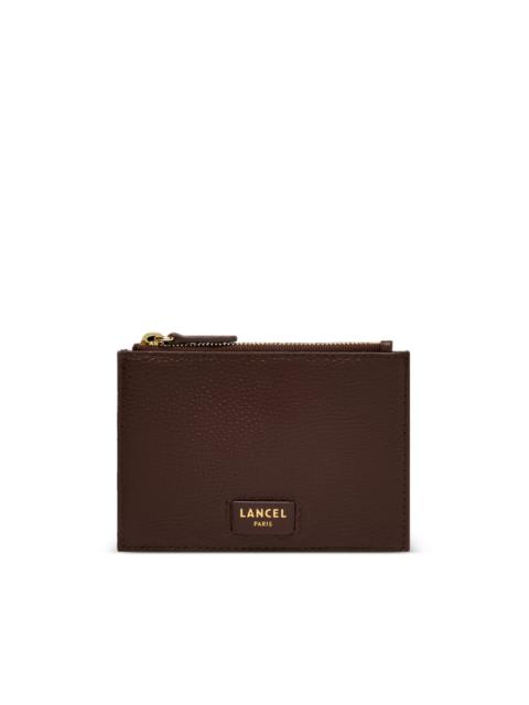 LANCEL L Ninon grained leather card holder