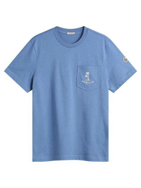 Moncler Moncler Palm Logo Pocket T-Shirt