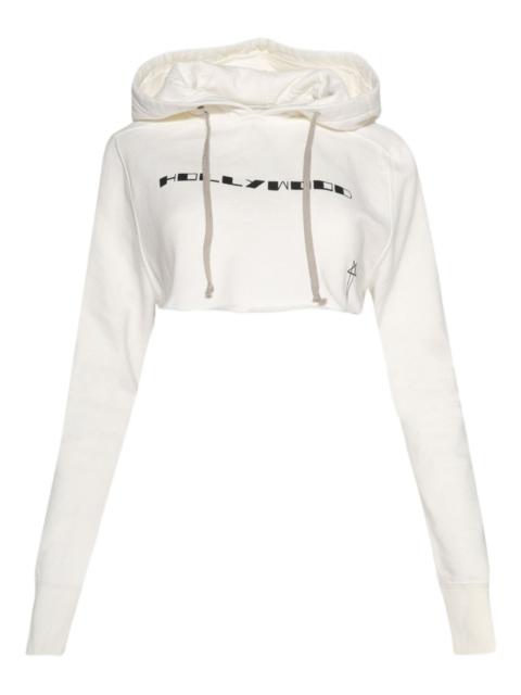 Rick Owens DRKSHDW cropped hoodie