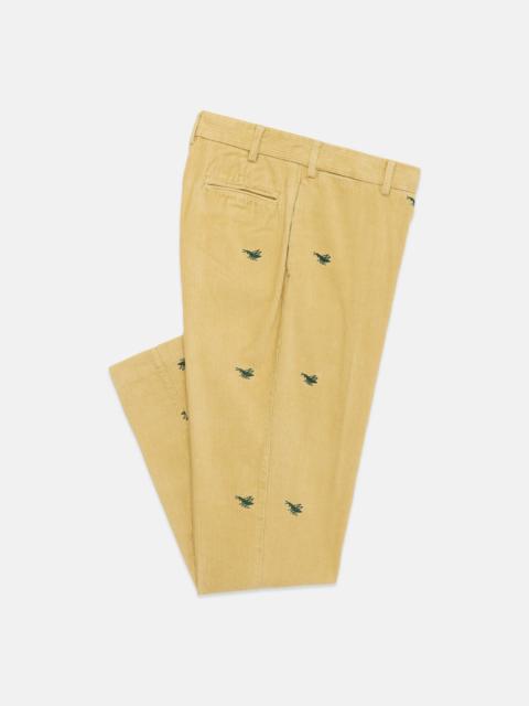 J. PRESS GRASSHOPPER CLUB NATURAL WIDE WALE CORDUROY CRITTER PANT