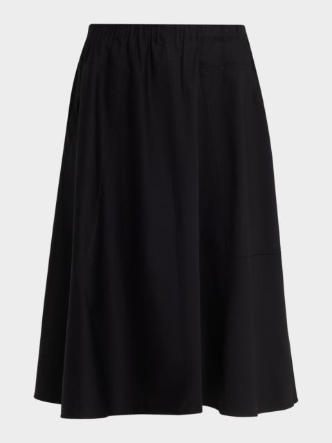 Vince Pull-On Full Skirt