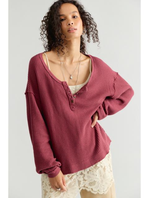 FREE PEOPLE We The Free Montreal Oversized Thermal Henley