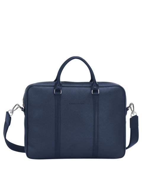 Longchamp Le Foulonné XS Briefcase Navy - Leather