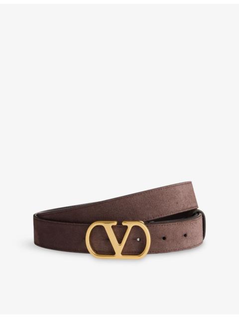Valentino VLogo Signature Suede Belt