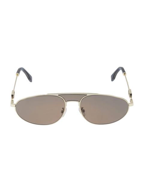 Oval Aviator Sunglasses