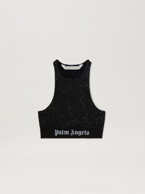 Palm Angels Soiree Knit Logo Top